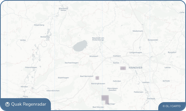 Regenradar-Widget für Wunstorf