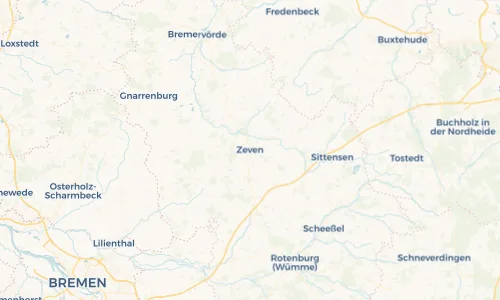 Regenradar Vorschaubild - Aktuelle Niederschläge in Zeven und Umgebung