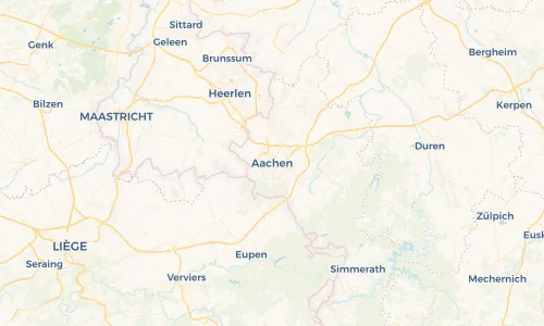 Regenradar Vorschaubild - Aktuelle Niederschläge in Aachen und Umgebung