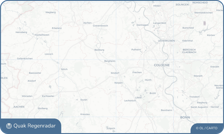 Regenradar-Widget für Ahe
