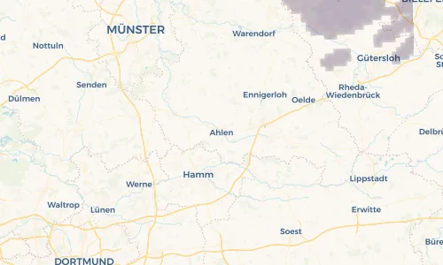 Regenradar Vorschaubild - Aktuelle Niederschläge in Ahlen und Umgebung