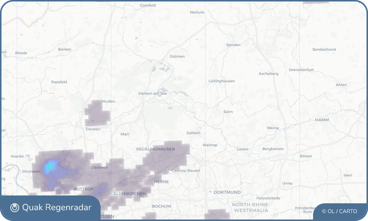 Regenradar-Widget für Ahsen