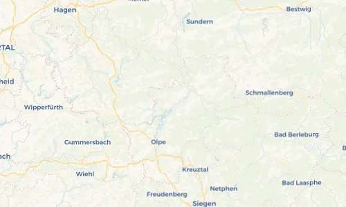 Regenradar Vorschaubild - Aktuelle Niederschläge in Attendorn und Umgebung
