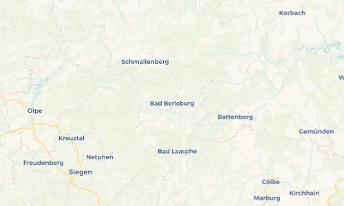 Regenradar Vorschaubild - Aktuelle Niederschläge in Bad Berleburg und Umgebung