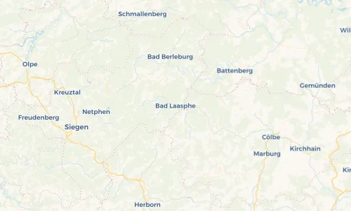 Regenradar Vorschaubild - Aktuelle Niederschläge in Bad Laasphe und Umgebung