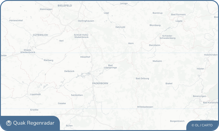 Regenradar-Widget für Bad Lippspringe