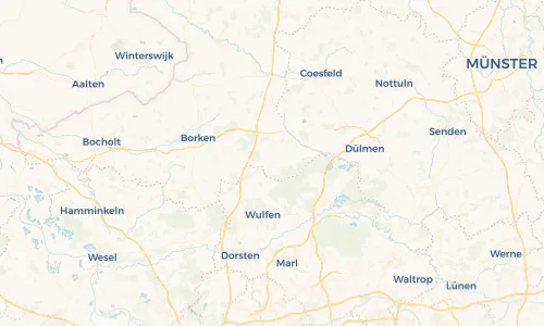 Regenradar Vorschaubild - Aktuelle Niederschläge in Bahnhof Reken und Umgebung