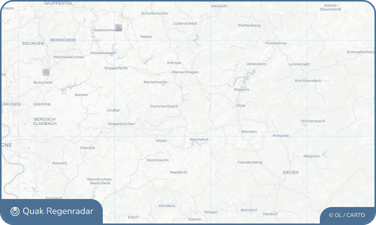 Regenradar-Widget für Baldenberg
