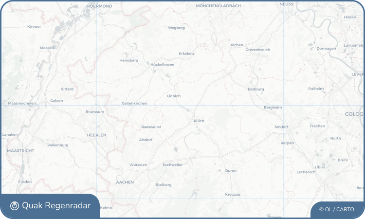 Regenradar-Widget für Barmen