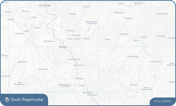 Regenradar-Widget für Berghausen