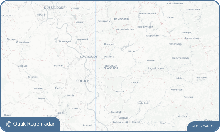 Regenradar-Widget für Bergisch Gladbach