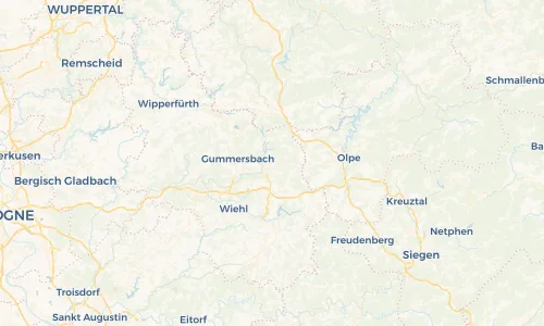 Regenradar Vorschaubild - Aktuelle Niederschläge in Bergneustadt und Umgebung