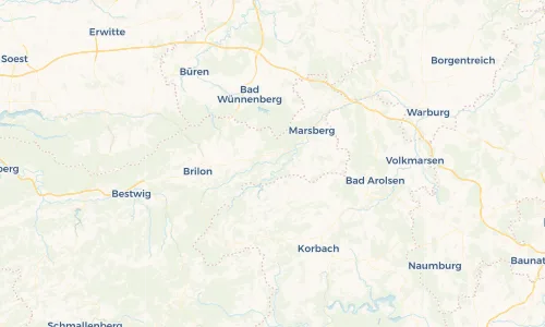 Regenradar Vorschaubild - Aktuelle Niederschläge in Beringhausen und Umgebung