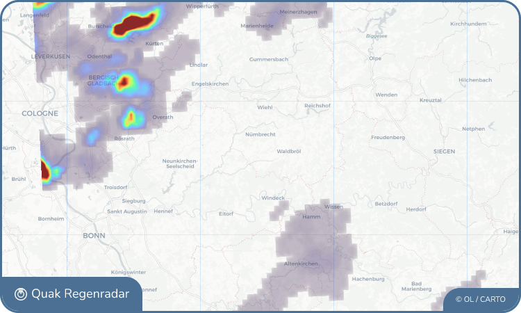 Regenradar-Widget für Berkenroth