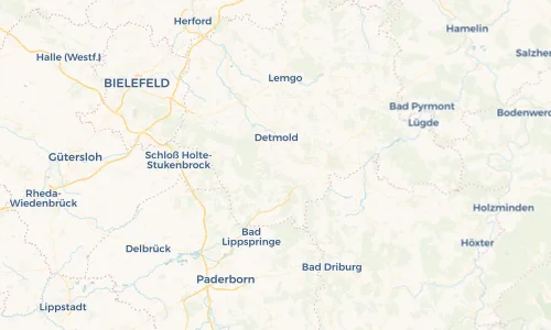 Regenradar Vorschaubild - Aktuelle Niederschläge in Berlebeck und Umgebung