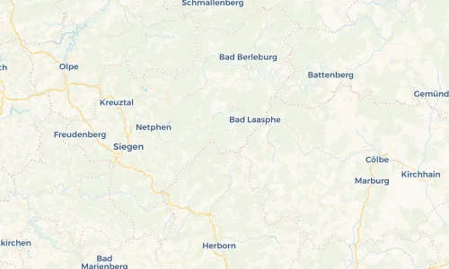 Regenradar Vorschaubild - Aktuelle Niederschläge in Bernshausen und Umgebung