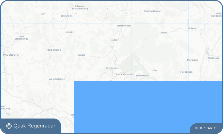Regenradar-Widget für Beverungen