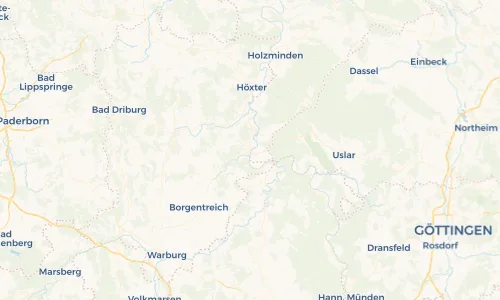 Regenradar Vorschaubild - Aktuelle Niederschläge in Beverungen und Umgebung