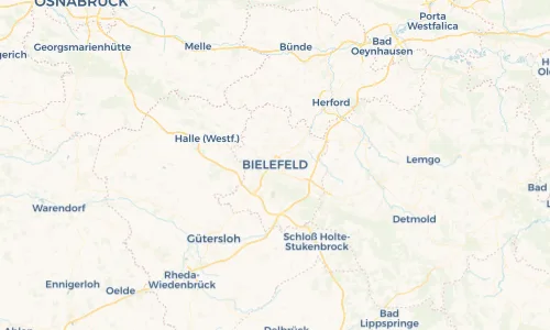 Regenradar Vorschaubild - Aktuelle Niederschläge in Bielefeld und Umgebung