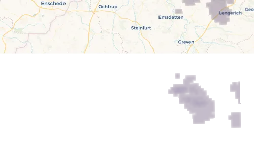 Regenradar Vorschaubild - Aktuelle Niederschläge in Billerbeck und Umgebung