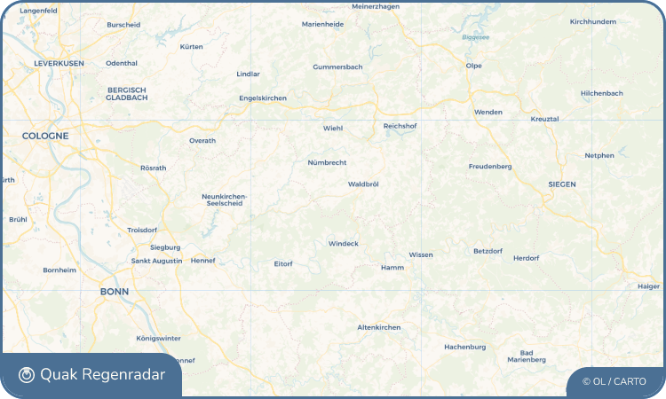 Quak Regenradar-Widget Bladersbach