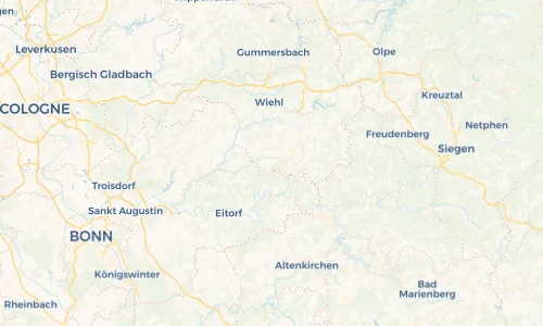 Regenradar Vorschaubild - Aktuelle Niederschläge in Bladersbach und Umgebung