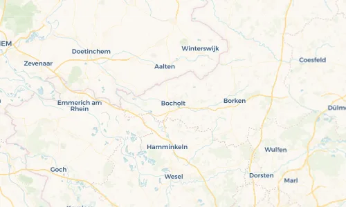 Regenradar Vorschaubild - Aktuelle Niederschläge in Bocholt und Umgebung