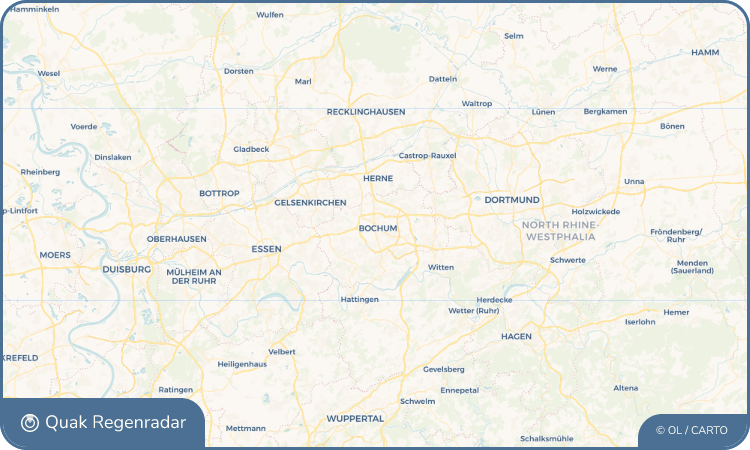 Quak Regenradar-Widget Bochum