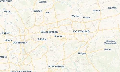 Regenradar Vorschaubild - Aktuelle Niederschläge in Bochum und Umgebung