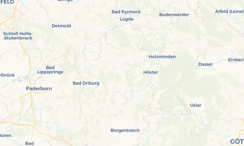 Regenradar Vorschaubild - Aktuelle Niederschläge in Bökendorf und Umgebung