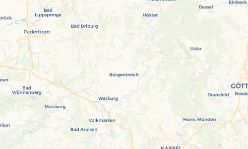 Regenradar Vorschaubild - Aktuelle Niederschläge in Borgentreich und Umgebung