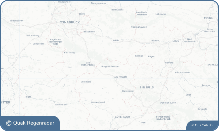 Regenradar-Widget für Borgholzhausen