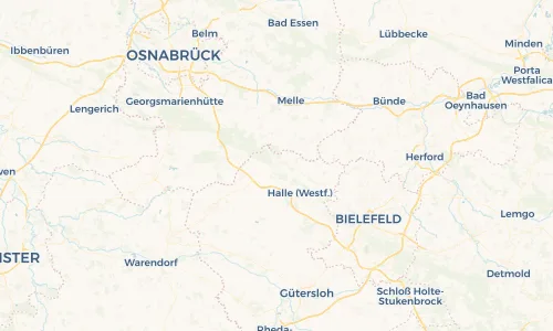 Regenradar Vorschaubild - Aktuelle Niederschläge in Borgholzhausen und Umgebung