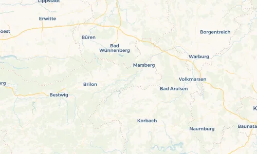Regenradar Vorschaubild - Aktuelle Niederschläge in Bredelar und Umgebung