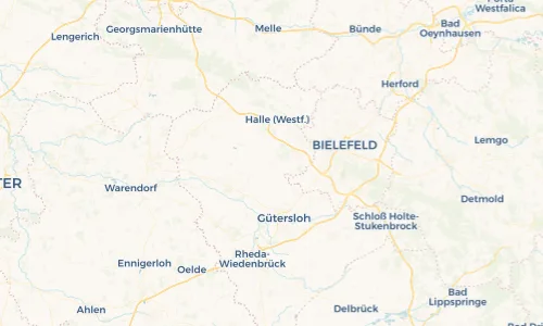 Regenradar Vorschaubild - Aktuelle Niederschläge in Brockhagen und Umgebung