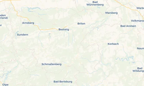 Regenradar Vorschaubild - Aktuelle Niederschläge in Brunskappel und Umgebung