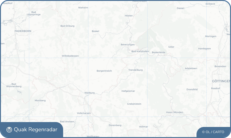Regenradar-Widget für Bühne