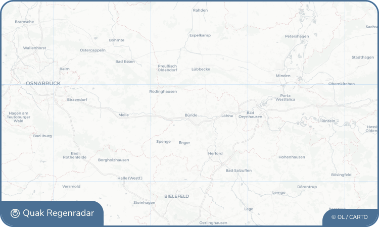 Regenradar-Widget für Bünde