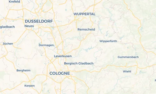 Regenradar Vorschaubild - Aktuelle Niederschläge in Burscheid und Umgebung