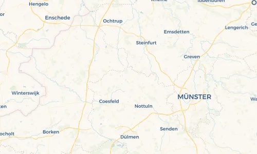 Regenradar Vorschaubild - Aktuelle Niederschläge in Darfeld und Umgebung