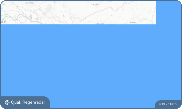 Regenradar-Widget für Diersfordt