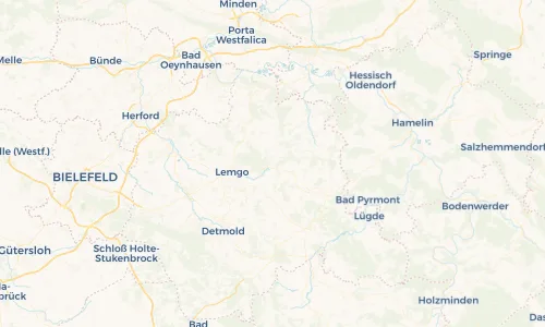 Regenradar Vorschaubild - Aktuelle Niederschläge in Dörentrup und Umgebung