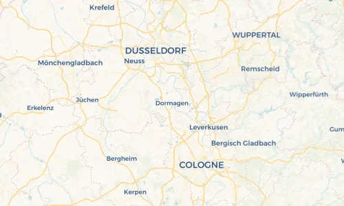 Regenradar Vorschaubild - Aktuelle Niederschläge in Dormagen und Umgebung