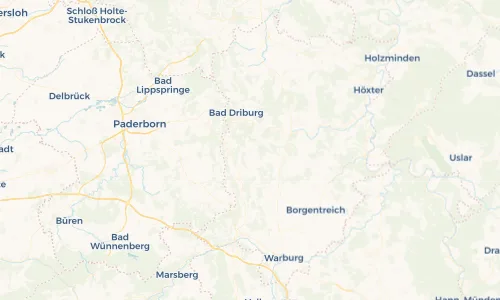 Regenradar Vorschaubild - Aktuelle Niederschläge in Dringenberg und Umgebung