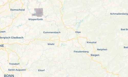 Regenradar Vorschaubild - Aktuelle Niederschläge in Eckenhagen und Umgebung