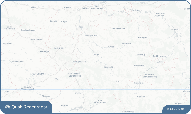 Regenradar-Widget für Ehrentrup