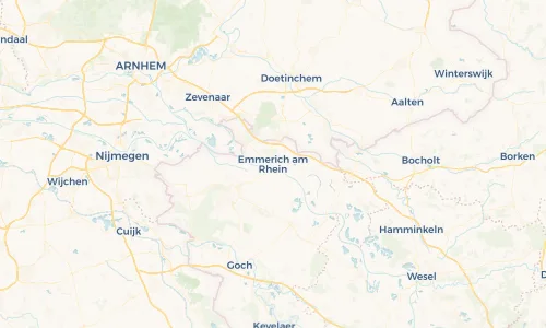 Regenradar Vorschaubild - Aktuelle Niederschläge in Emmerich am Rhein und Umgebung