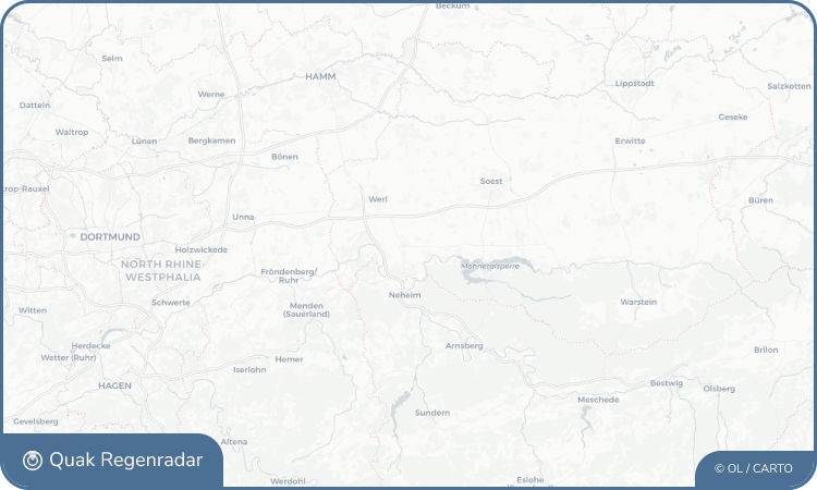 Regenradar-Widget für Ense