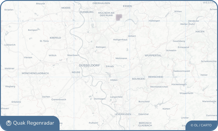 Regenradar-Widget für Erkrath