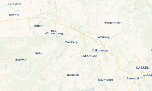 Regenradar Vorschaubild - Aktuelle Niederschläge in Erlinghausen und Umgebung